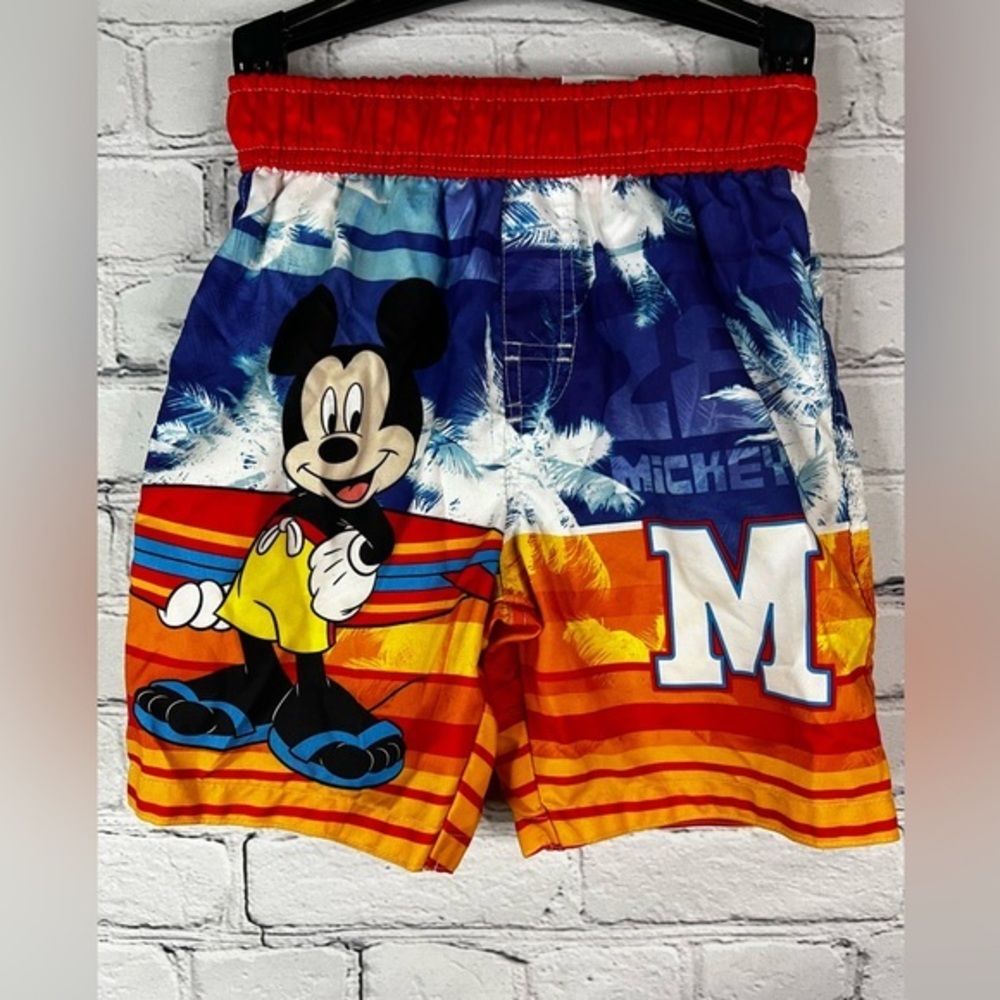 Mickey Mouse Disney boy swim trunk/ board shorts size 4t